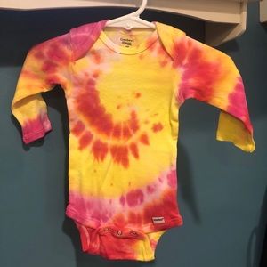 Hand-Made Tie-Dye Onesie for Baby (one of a kind)